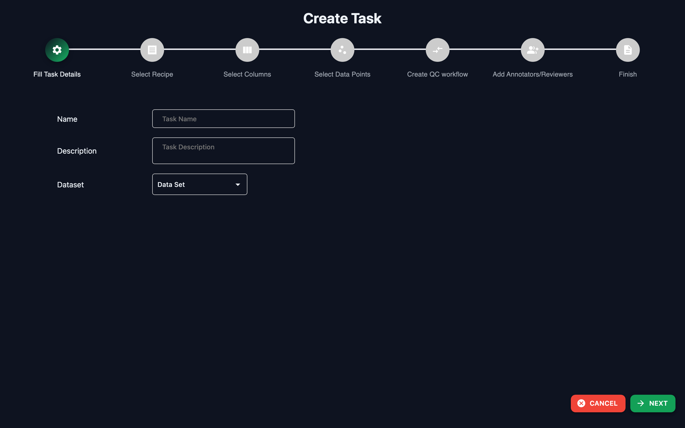 Select Columns step